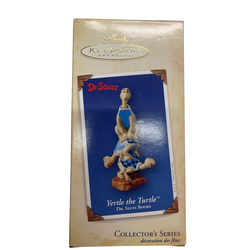 Hallmark Keepsake Ornament Yertle the Turtle‎ Dr Seuss Collector Series 2004